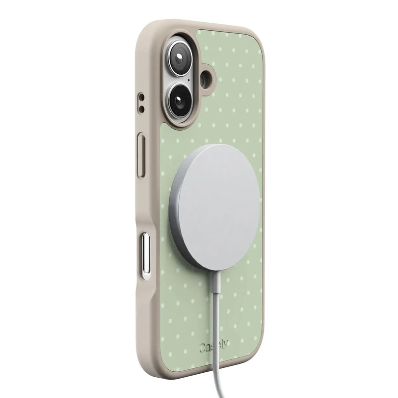 On the Dot | Green Polka Dot Case