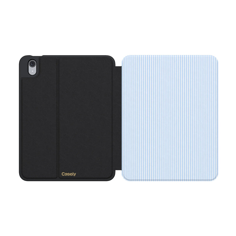 Stripes and the City | Light Blue Pinstripe iPad Case
