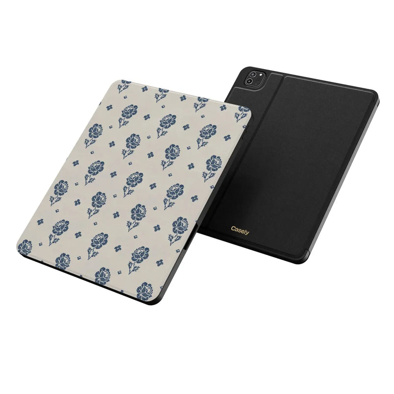 Seaside Stitch | Vintage Roses iPad Case