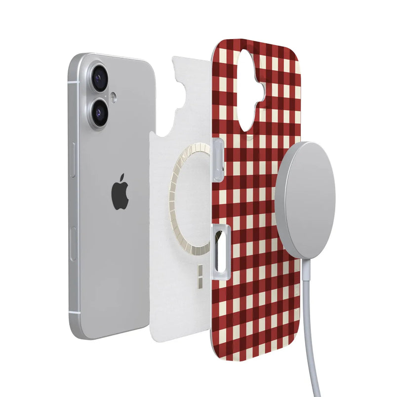 Checked Twice | Red Plaid Case