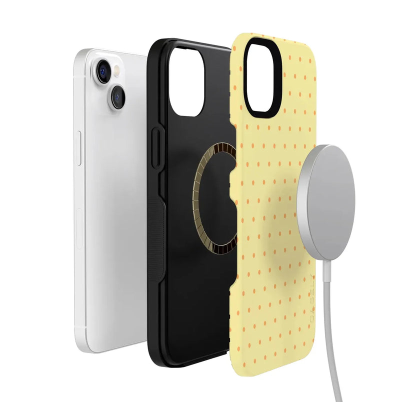 On the Dot | Yellow Polka Dot Case
