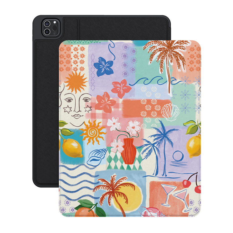 Tropical Heat | Beachy Collage iPad Case