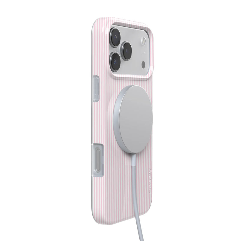 Stripes and the City | Light Pink Pinstripe Case