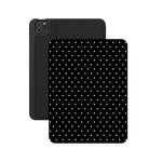 On the Dot | Black Polka Dot iPad Case