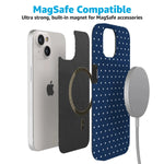 On the Dot | Navy Polka Dot Case