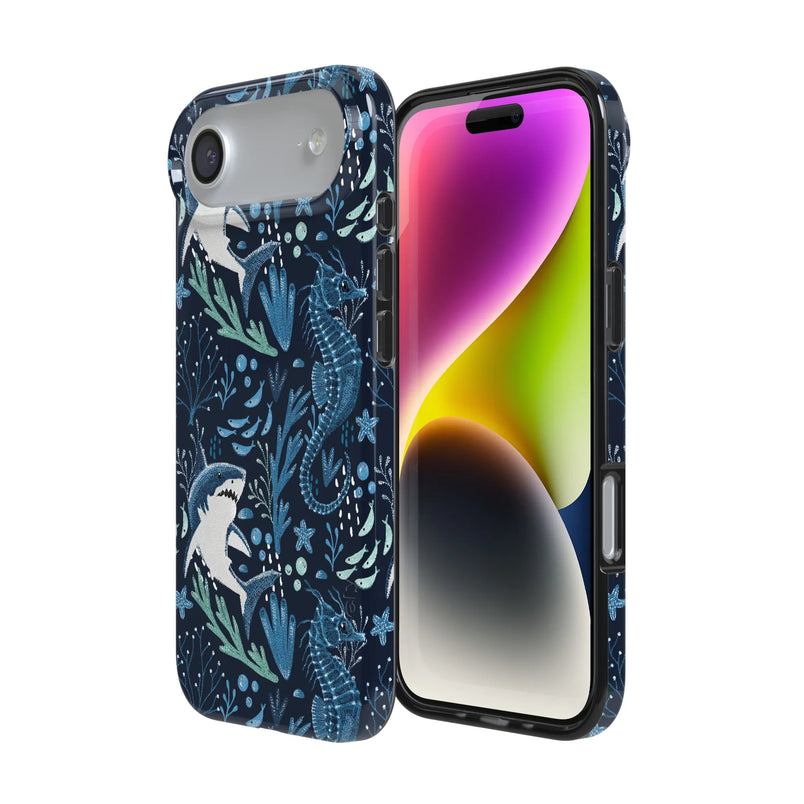 Midnight Reef | Shark Print Case