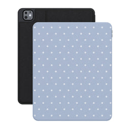 On the Dot | Glacier Blue Polka Dot iPad Case