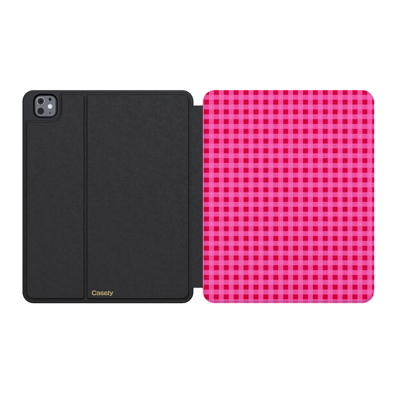 Sweet Jam | Hot Pink Gingham iPad Case