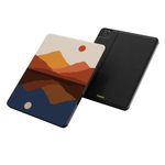 Opposites Attract | Day & Night Colorblock Mountains iPad Case