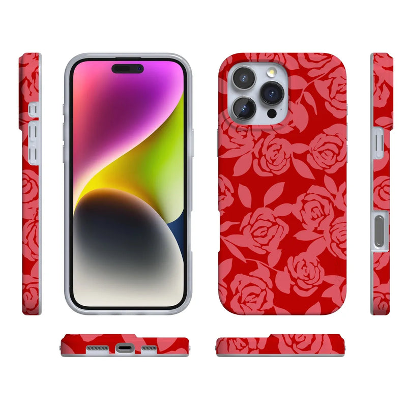 Final Rose | Red & Pink Floral Case