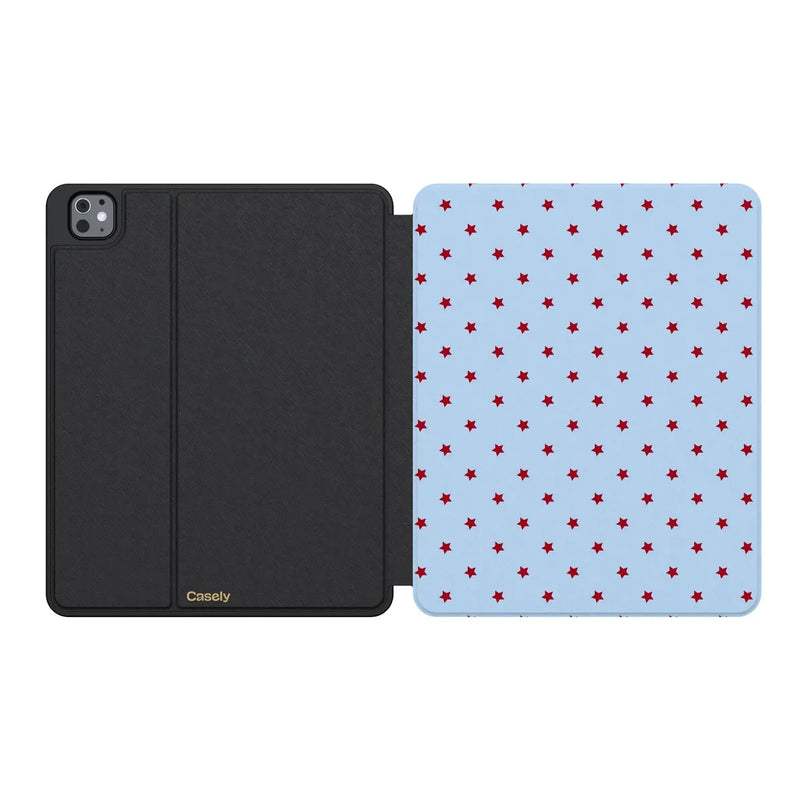 Tiny Stars | Red & Blue iPad Case