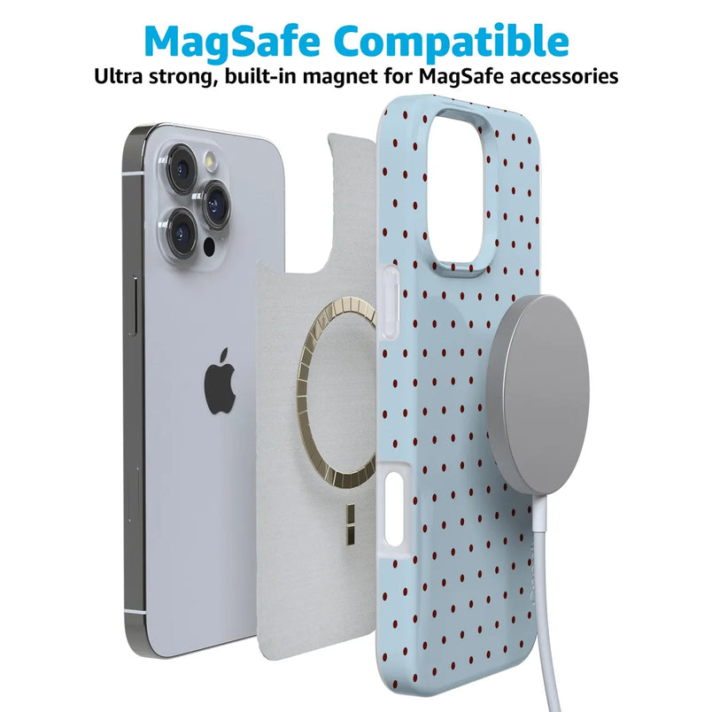 On the Dot | Blue Polka Dot Case