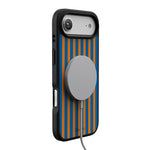 Go New York | Blue & Orange Stripes Case