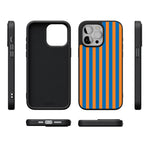 Go New York | Blue & Orange Stripes Case