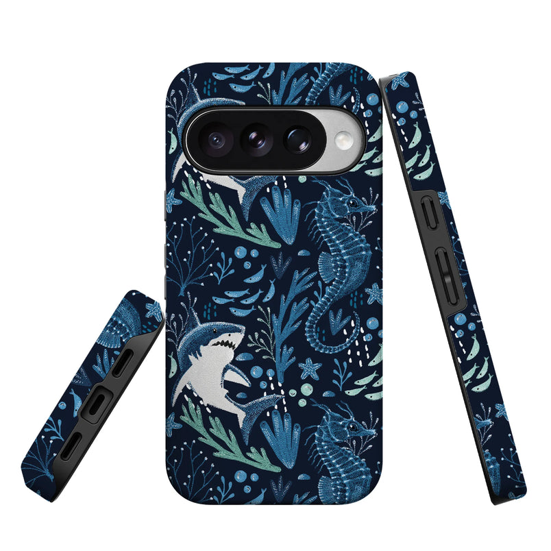 Midnight Reef | Shark Print Case