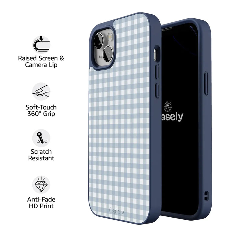 Pastel Picnic | Blue Gingham Case
