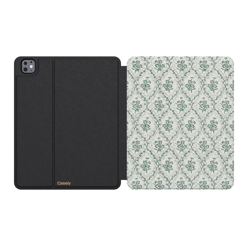 Sage Tapestry | Floral Vines iPad Case
