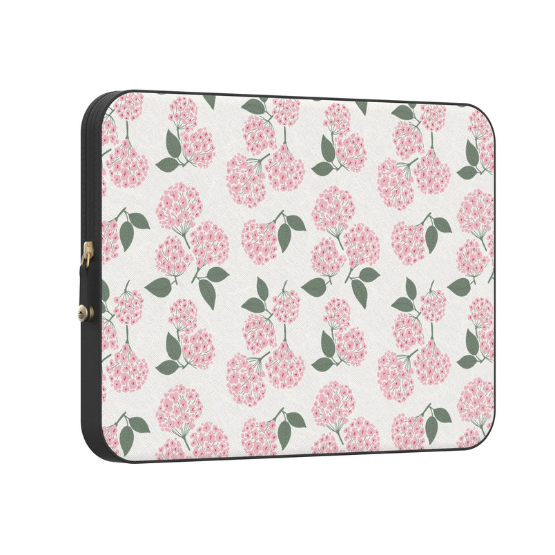 Nantucket Cottage | Pink Hydrangea Laptop Case - 16" MacBook Pro