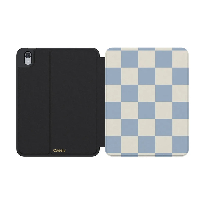 Fit Check | Light Blue Checkerboard iPad Case