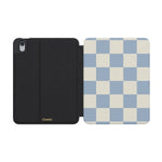 Fit Check | Light Blue Checkerboard iPad Case