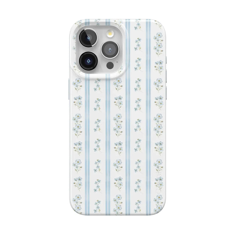 Cottage Stripe | Blue Floral Case