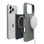 Go New York | Blue & Orange Stripes Case
