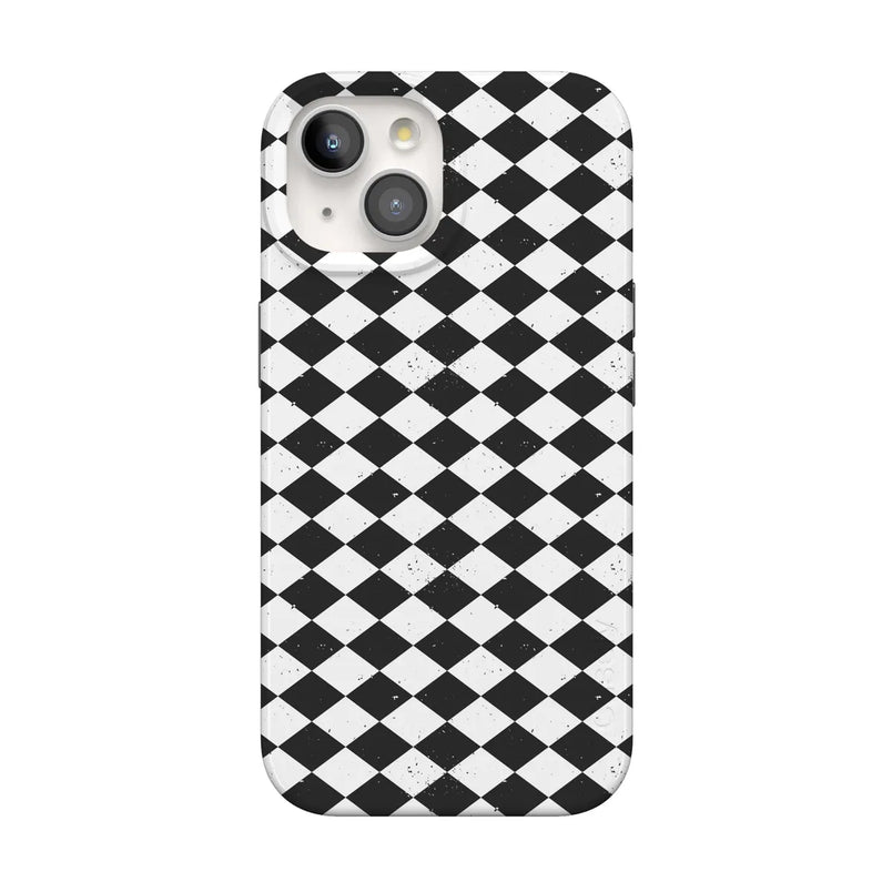 Salem's Hex | Black & White Checkered Case