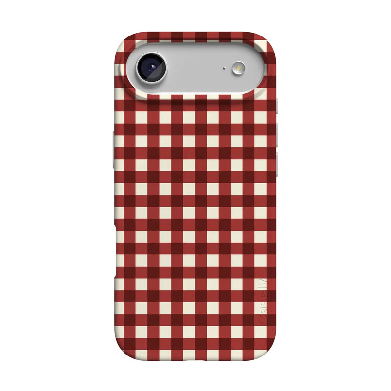 Checked Twice | Red Plaid Case
