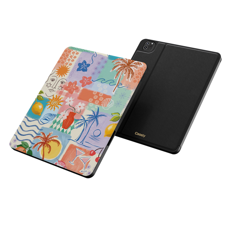 Tropical Heat | Beachy Collage iPad Case