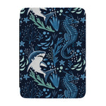 Midnight Reef | Shark Print Kindle Case - 7" Kindle Paperwhite