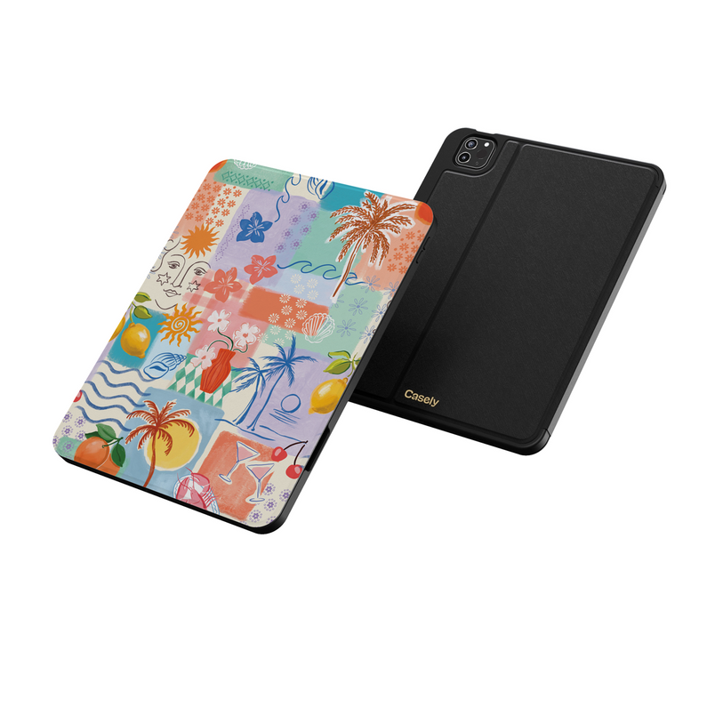 Tropical Heat | Beachy Collage iPad Case