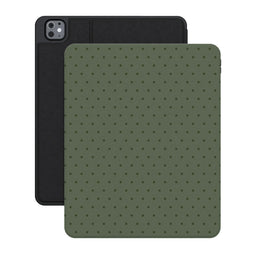 On the Dot | Olive Green Polka Dot iPad Case - iPad Pro 13