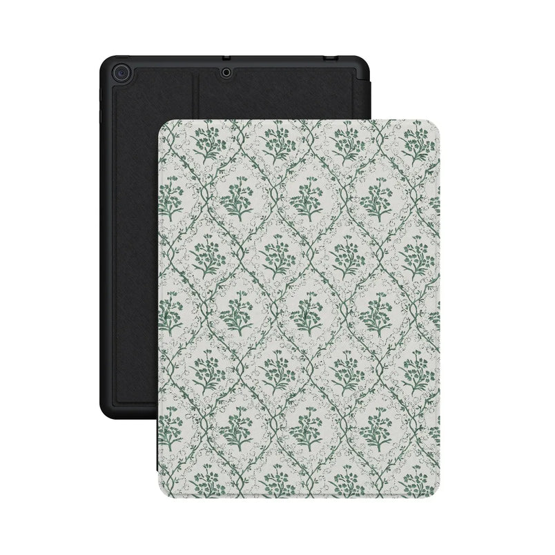 Sage Tapestry | Floral Vines iPad Case