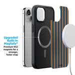 Go New York | Blue & Orange Stripes Case