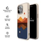 Opposites Attract | Day & Night Colorblock Mountains Case