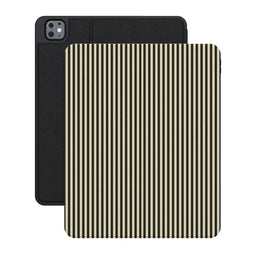 Stripes and the City | Black Pinstripes iPad Case - iPad Pro 13