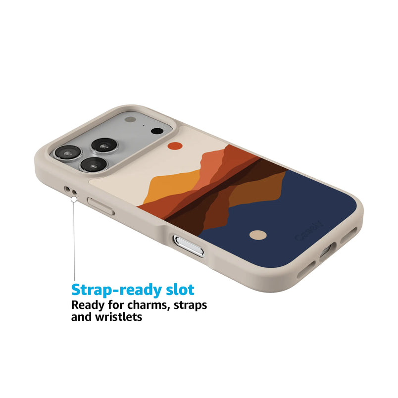 Opposites Attract | Day & Night Colorblock Mountains Case