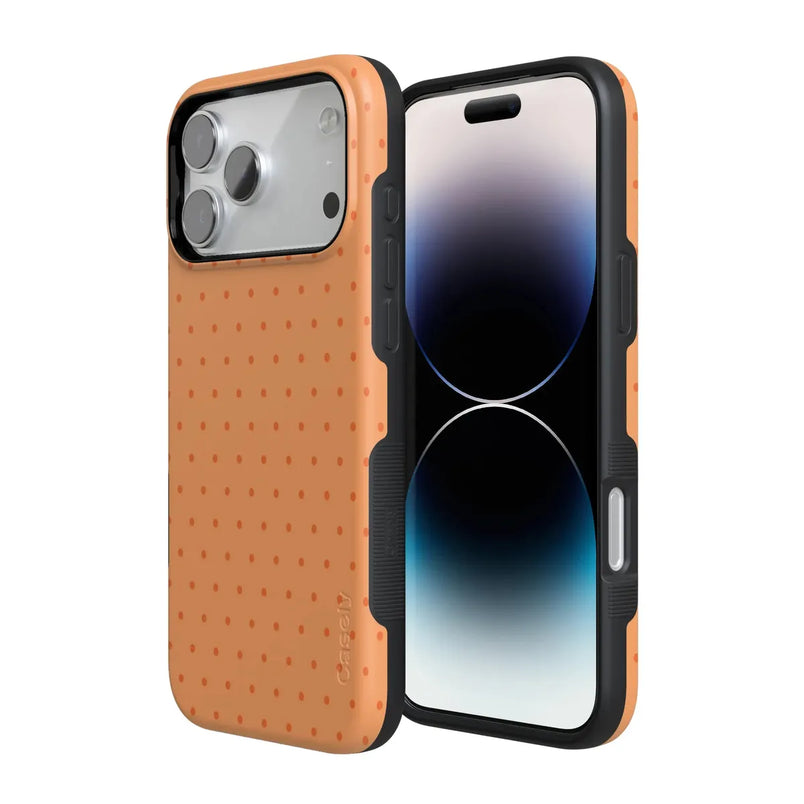 On the Dot | Orange Polka Dot Case