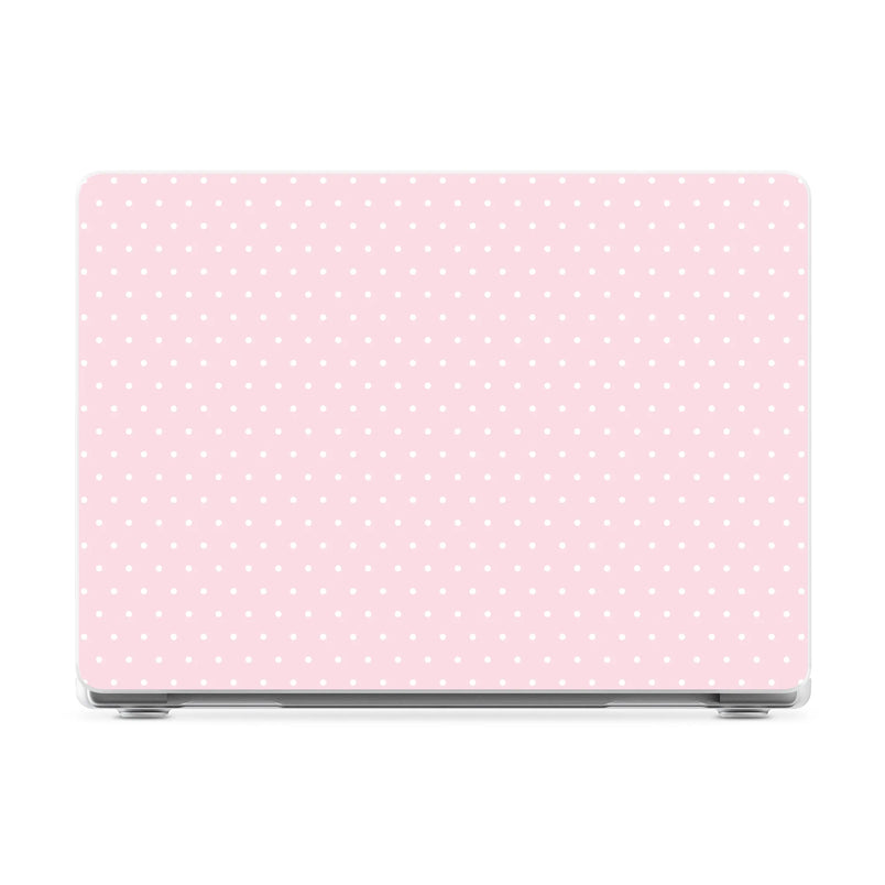 On the Dot | Pink & White Polka Dot Laptop Shell - 15" MacBook Air