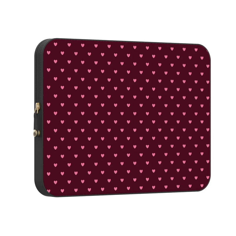 Heart Noir | Tiny Hearts Laptop Case