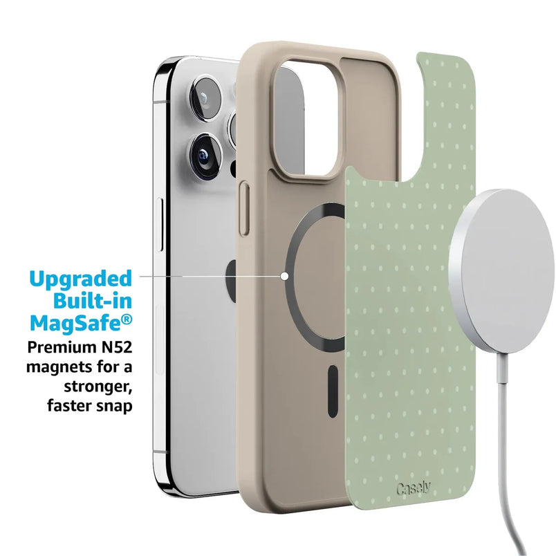 On the Dot | Green Polka Dot Case