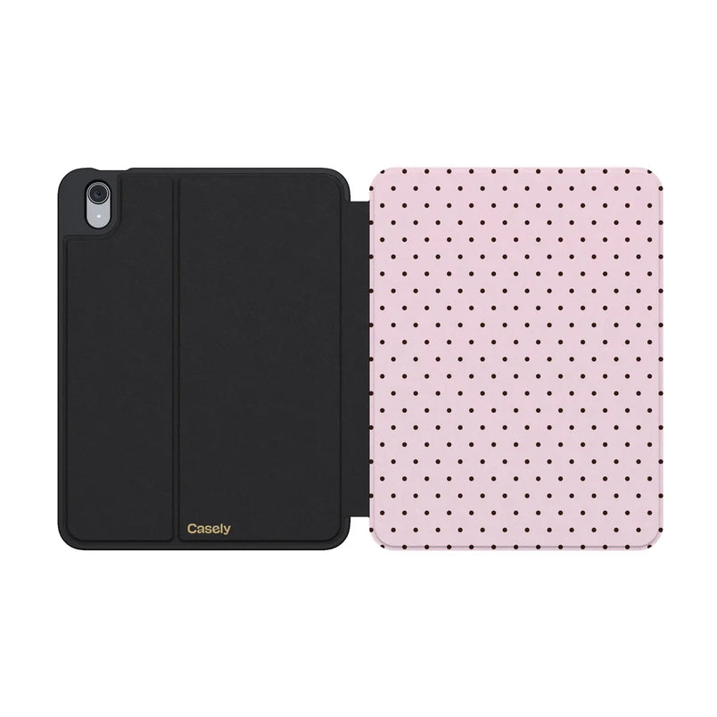 On the Dot | Pink Polka Dot iPad Case