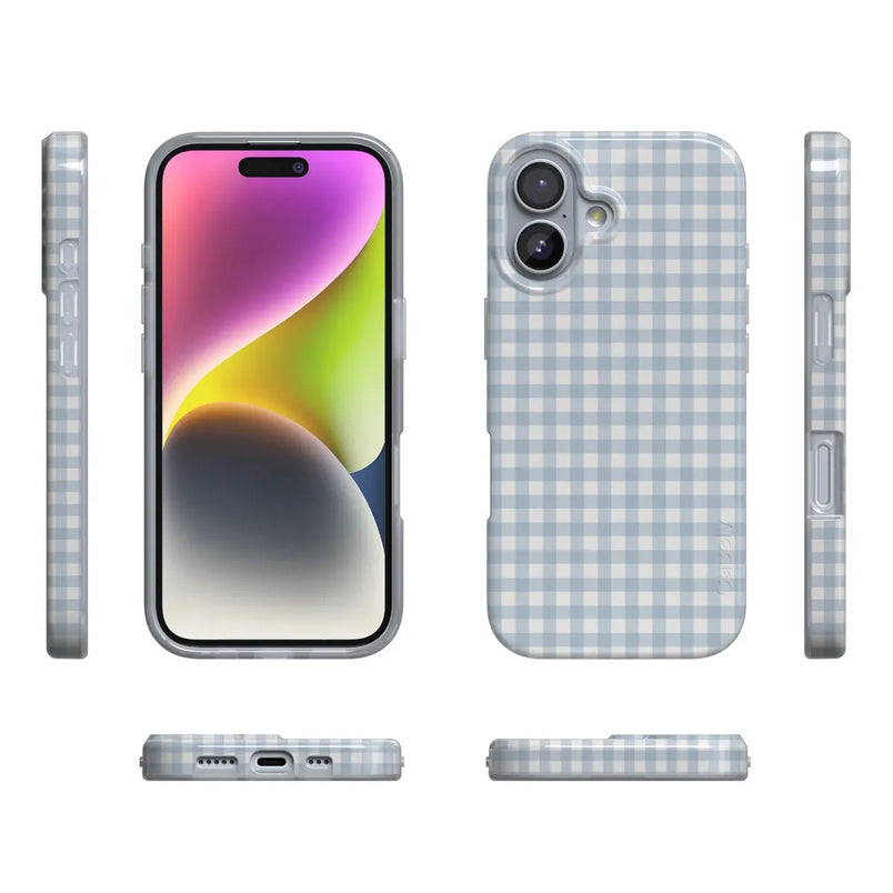 Pastel Picnic | Blue Gingham Case