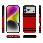 Storm Warning | Black & Red Stripes Case