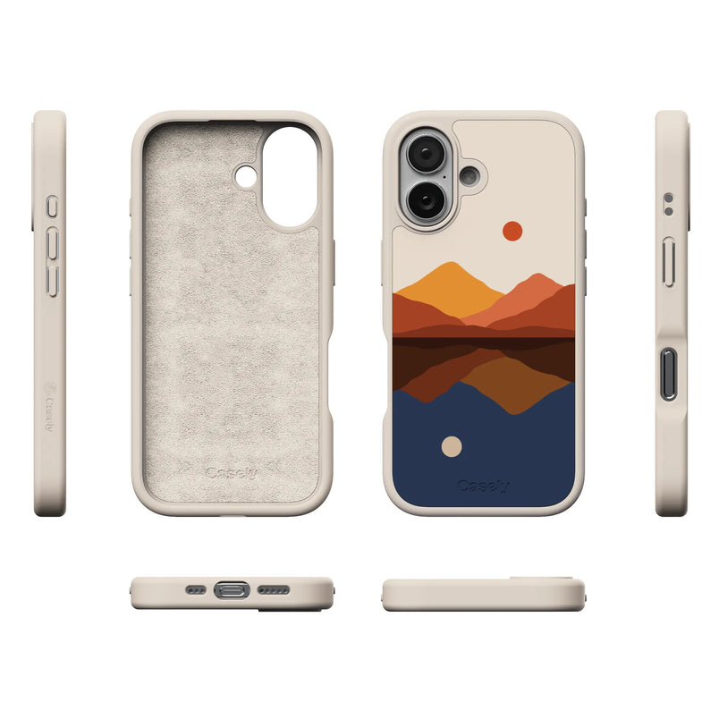 Opposites Attract | Day & Night Colorblock Mountains Case