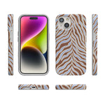 Untamed | Brown & Blue Zebra Case