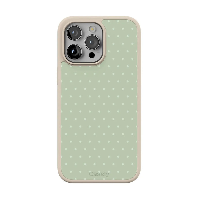 On the Dot | Green Polka Dot Case
