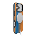 Go New York | Blue & Orange Stripes Case