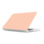 Stripes and the City | Orange & Pink Pinstripe Laptop Shell