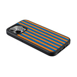 Go New York | Blue & Orange Stripes Case